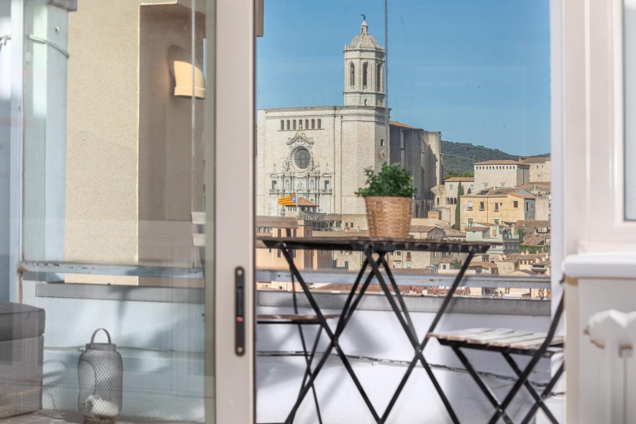 Appartement Flateli Penthouse Jaume I à Gérone Extérieur photo