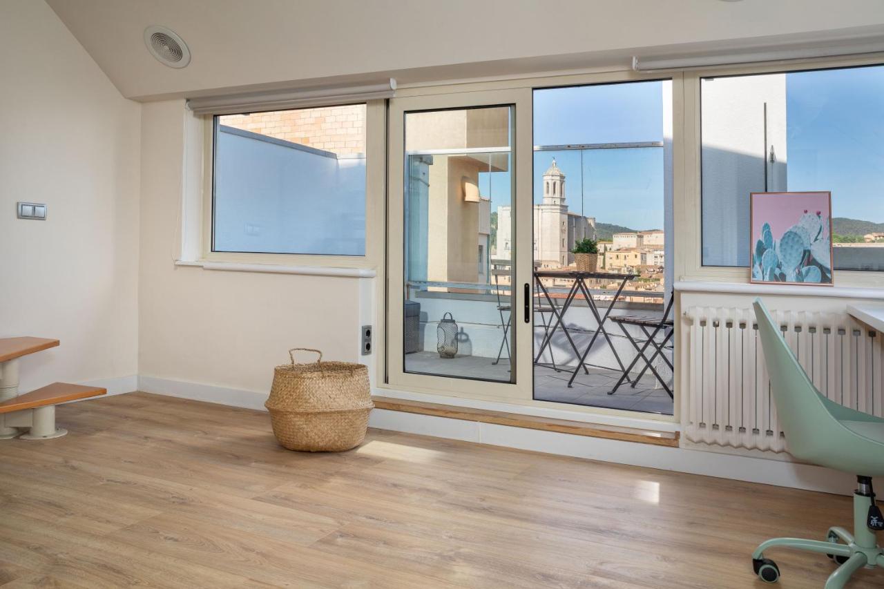 Appartement Flateli Penthouse Jaume I à Gérone Extérieur photo