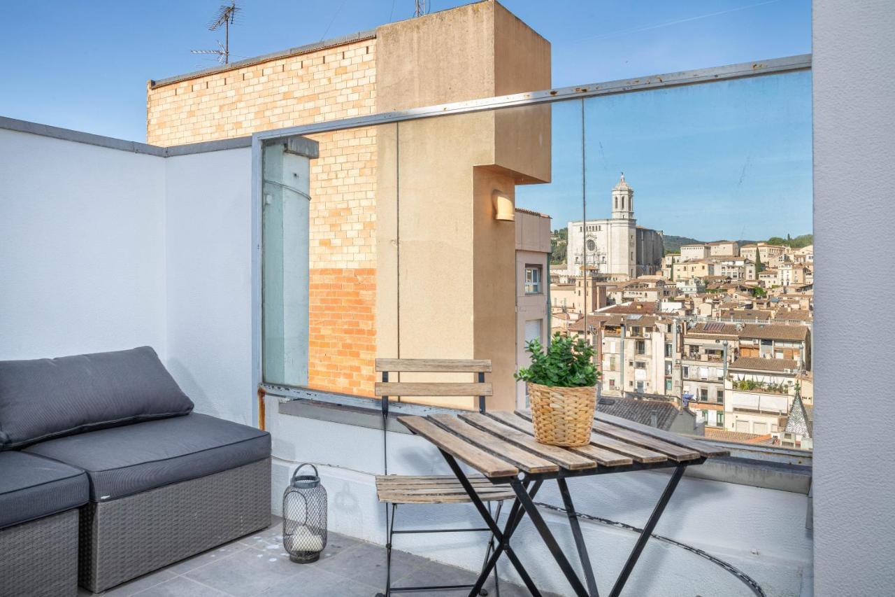 Appartement Flateli Penthouse Jaume I à Gérone Extérieur photo